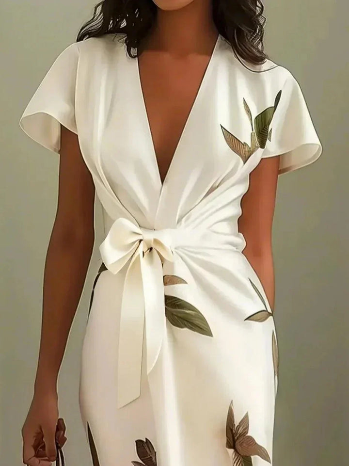 Noémi | Elegáns Virágos Wrap Ruha