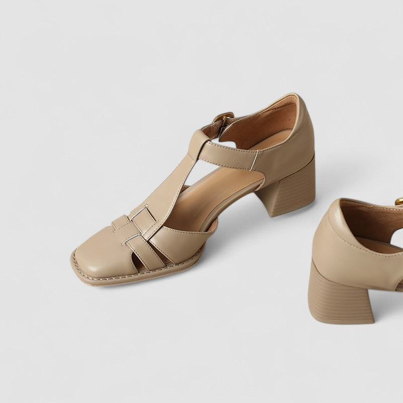 Scarlett – Ortopéd T-strap Blokk sarkú