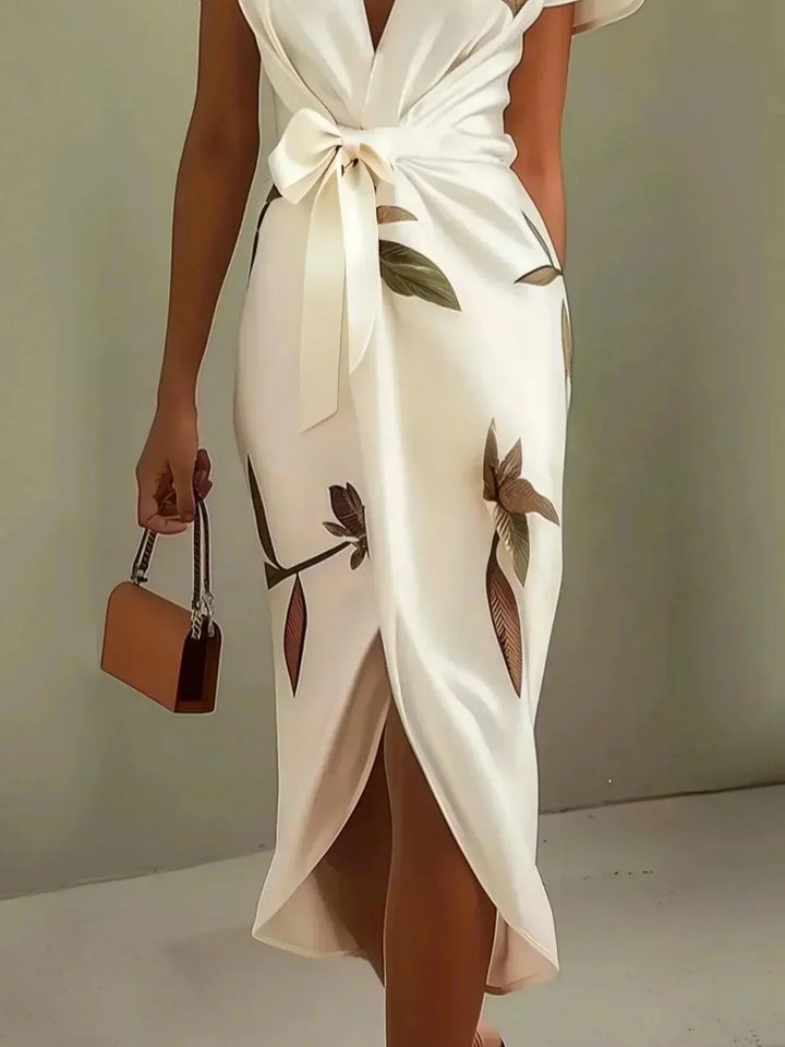 Noémi | Elegáns Virágos Wrap Ruha