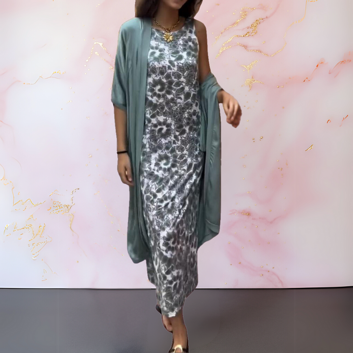 Melanie | Elegáns Ruha Kardigánnal