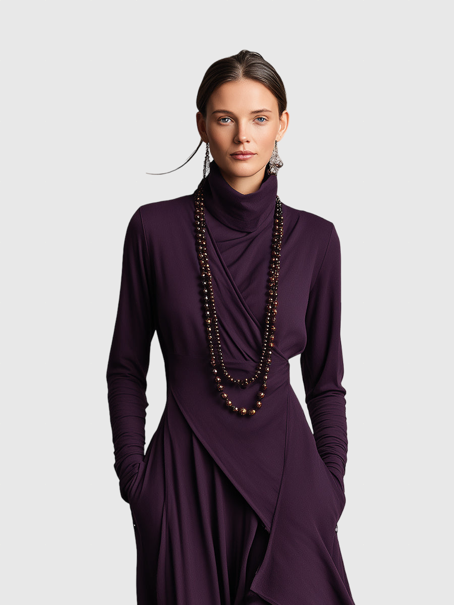 Natalie | Elegáns drapált ruha