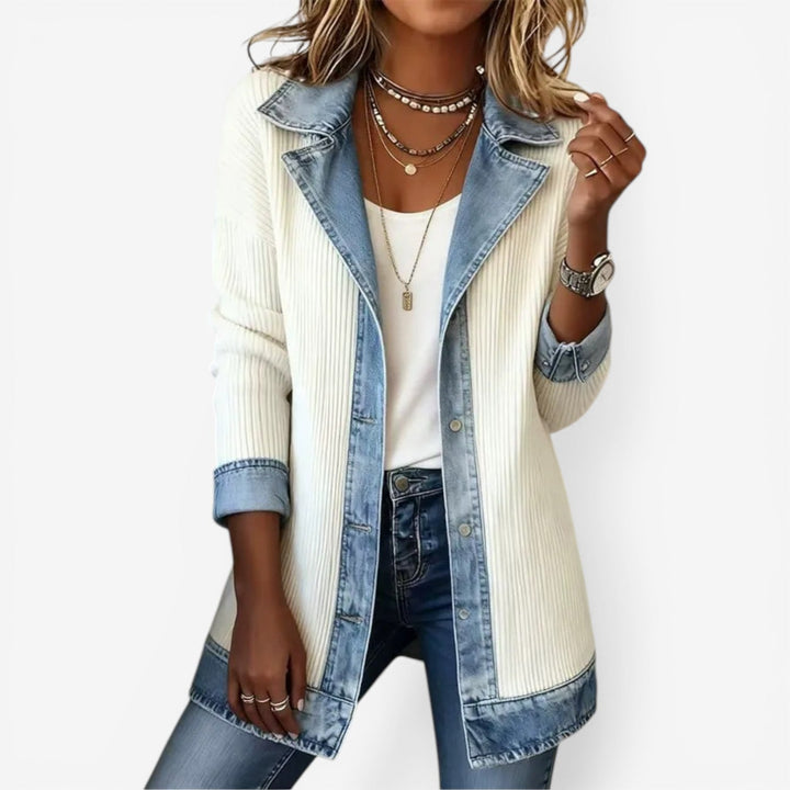 Olivia | Denim mix könnyű kabát