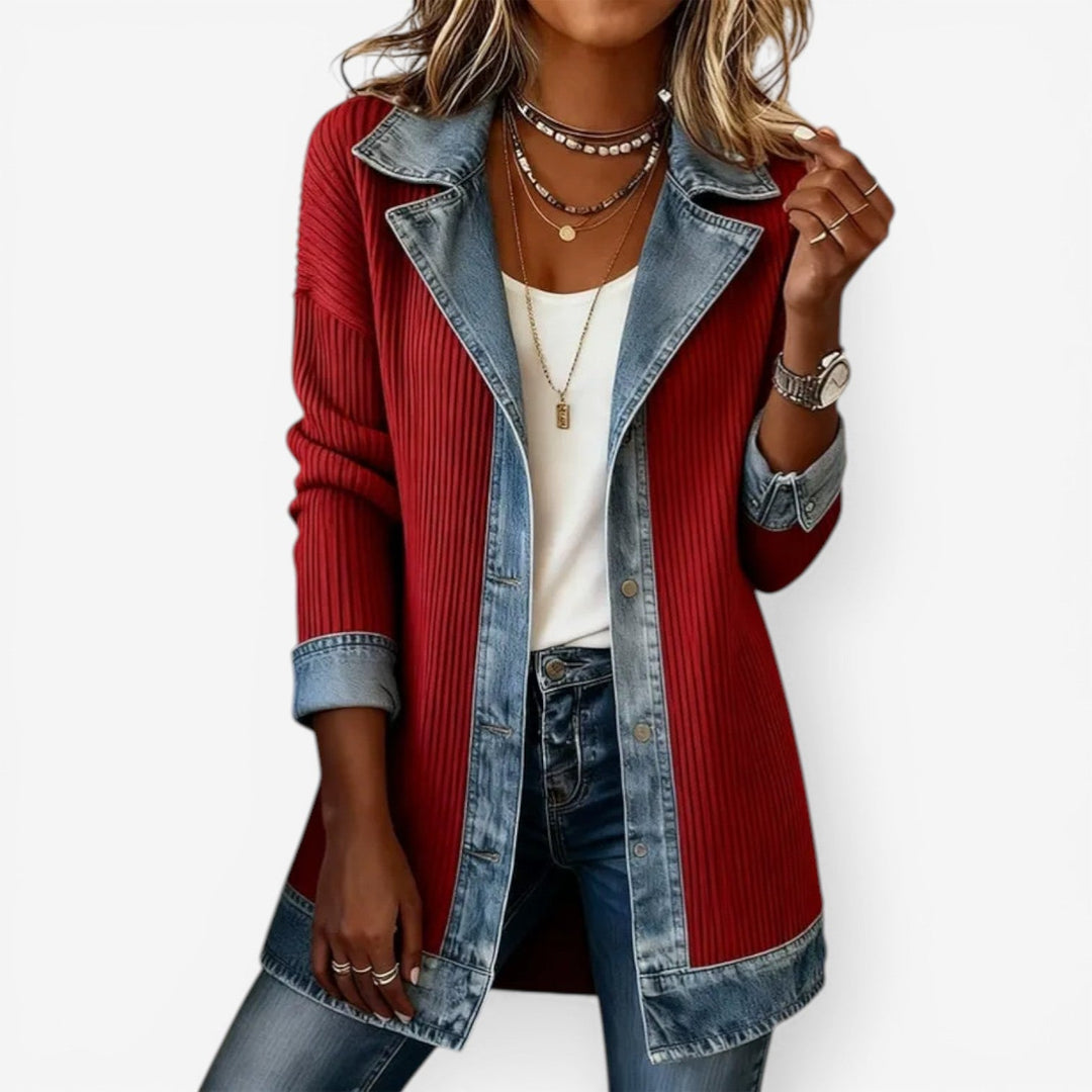 Olivia | Denim mix könnyű kabát