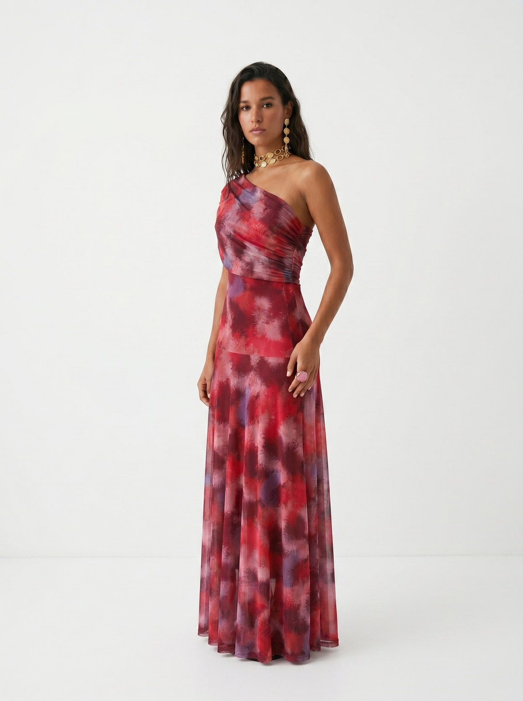 Karola | Elegáns off-shoulder maxi ruha
