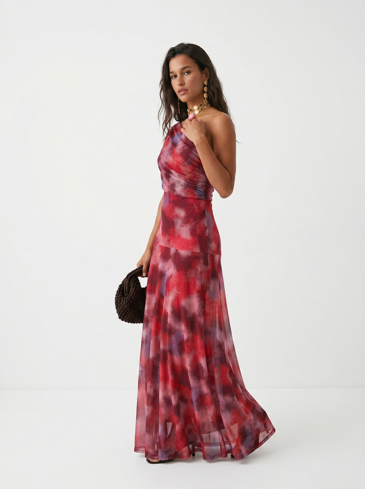 Karola | Elegáns off-shoulder maxi ruha