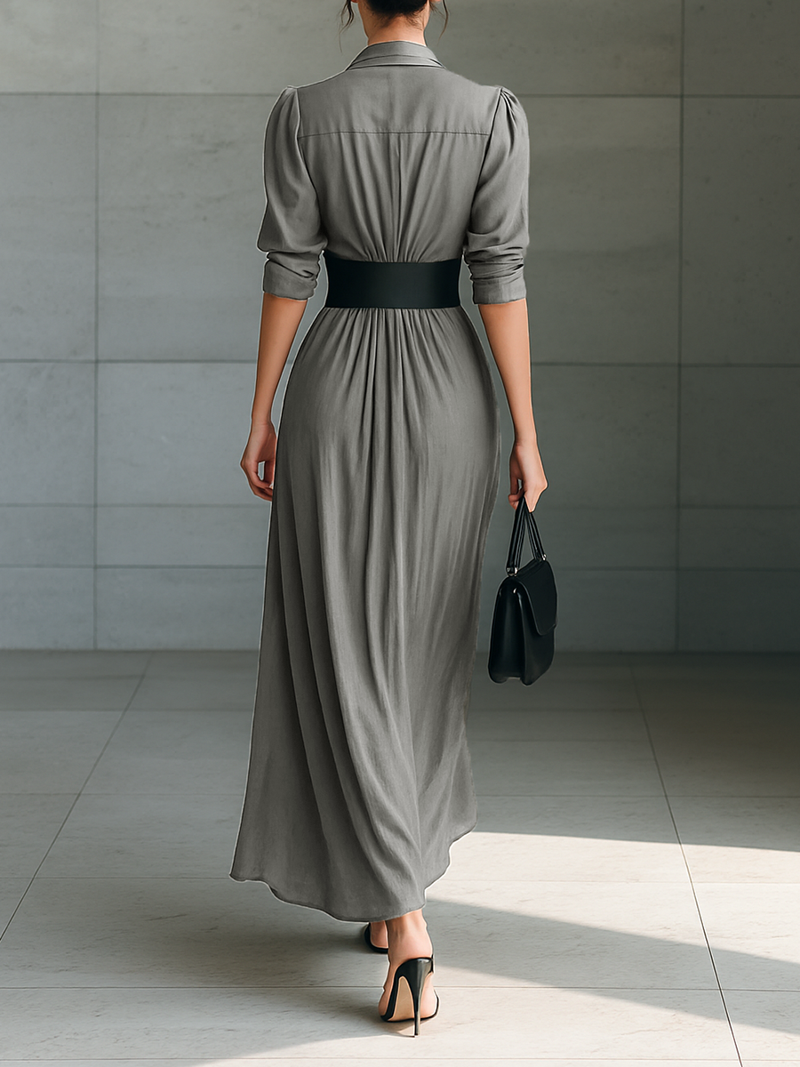 Zahara | Hosszú pliszírozott ruha