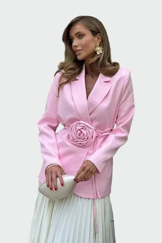 LIBUSHE - Elegáns fekete kabát