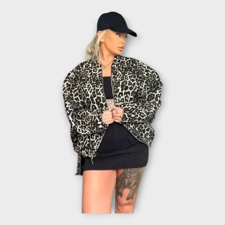 Krisztina - Elegáns pulóver szürke színben
