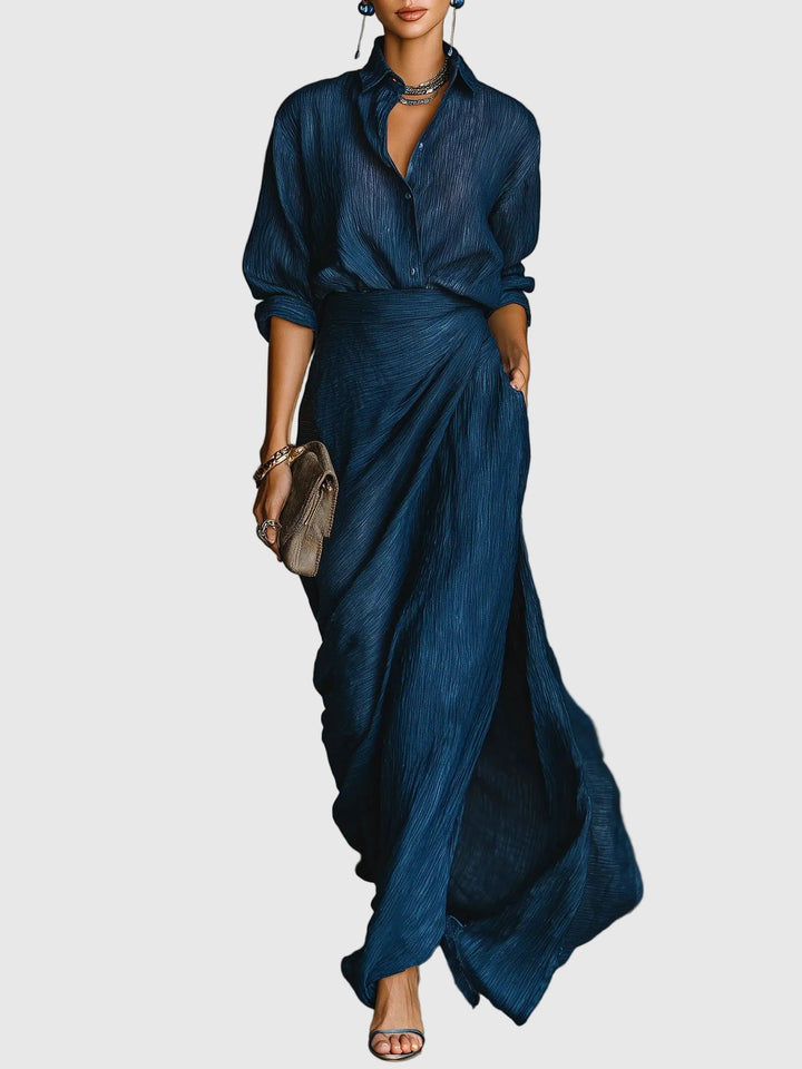 Sara™ || Elegáns szett hosszú szoknyával