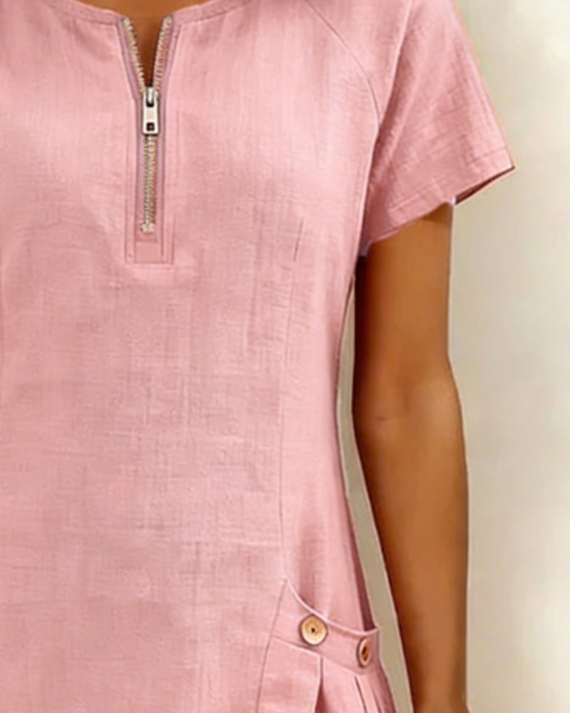 Mónika | Pamut Alkalmi Ruha Cipzárral