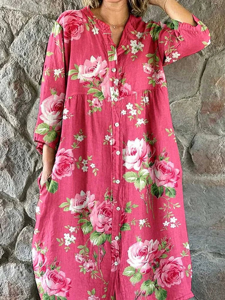 Lili | Művészi Virágos Ruha
