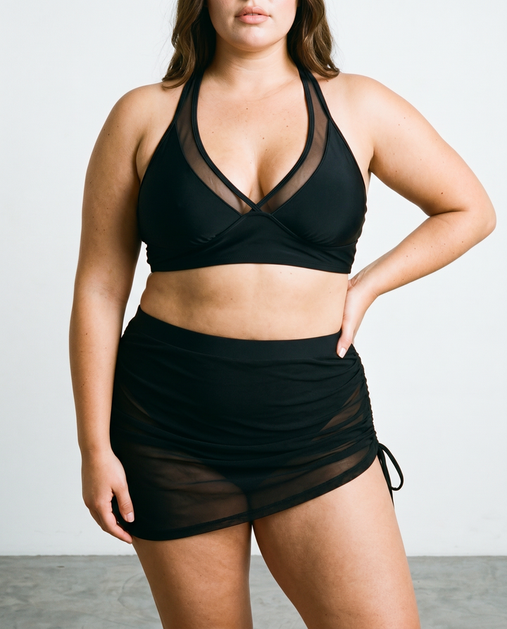 Krisztina | Lauren Bikini Integrált Sárong Szoknyával