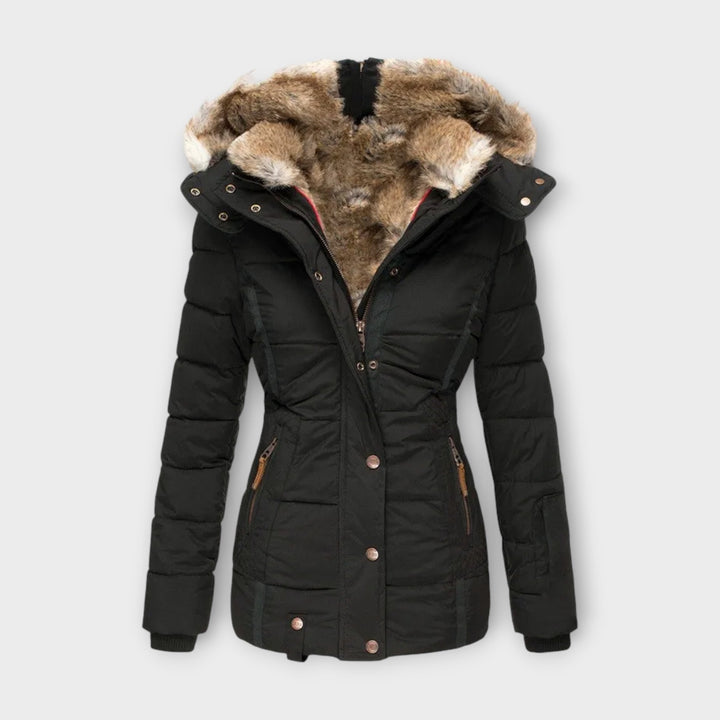 Emine - Meleg kabát prémmel
