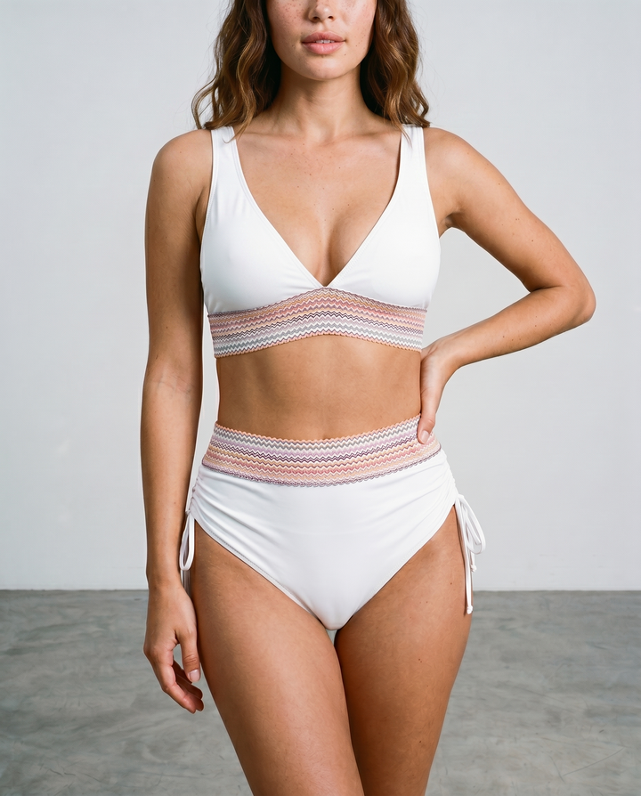 Elara | Alakformáló Push-Up Bikini Magas Derekú Tervezéssel
